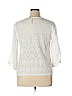 Banana Republic Factory Store White 3/4 Sleeve Blouse Size XL - photo 2