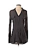 Splendid 100% Rayon Gray Long Sleeve Blouse Size S - photo 1