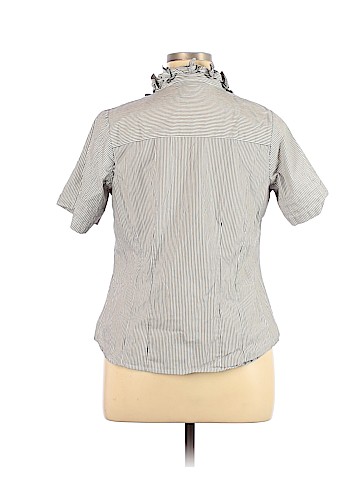 Lane Bryant Short Sleeve Button-Down Shirt (view 2)