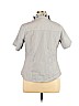 Lane Bryant Gray Short Sleeve Button-Down Shirt Size 16 - photo 2