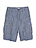 The Children's Place Solid Blue Cargo Shorts Size 12 - photo 1