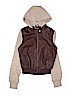 Ambiance Apparel 100% Polyurethane Brown Faux Leather Jacket Size S (youth) - photo 1
