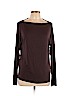 Leo & Nicole Brown Long Sleeve Top Size L (petite) - photo 1