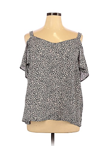 Worthington Short Sleeve Blouse (view 2)