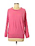 Zara 100% Cotton Pink Pullover Sweater Size M - photo 1
