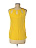 Loeffler Randall 100% Silk Yellow Sleeveless Silk Top Size 6 - photo 2