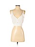 Zara 100% Cotton White Sleeveless Blouse Size XS - Sm - photo 1