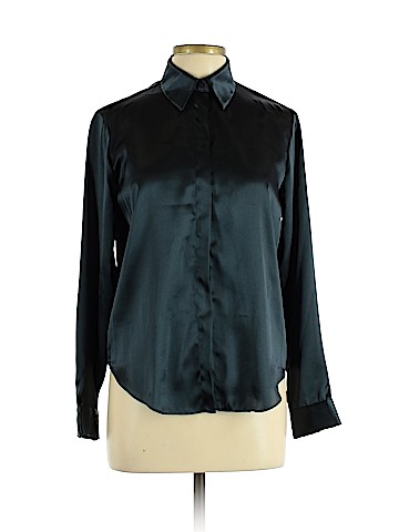 Halston Long Sleeve Button-Down Shirt (view 1)