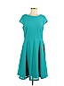 DressBarn 100% Polyester Teal Casual Dress Size 14 - photo 1