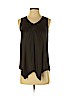 Brunello Cucinelli Black Sleeveless Silk Top Size XS - photo 1