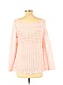 Unbranded 100% Acrylic Pink Pullover Sweater Size L (petite) - photo 2