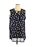 Assorted Brands 100% Cotton Blue Sleeveless Blouse Size XL - photo 1