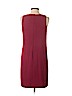 Ann Taylor 100% Polyester Burgundy Casual Dress Size 4 (petite) - photo 2