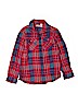 L.L.Bean 100% Cotton Red Long Sleeve Button-Down Shirt Size 10 - 12 - photo 1