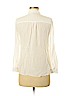 a.n.a. A New Approach 100% Rayon White Long Sleeve Button-Down Shirt Size M (petite) - photo 2
