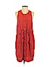 Derek Lam 100% Silk Orange Casual Dress Size 4 - photo 1