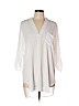 Lush White 3/4 Sleeve Blouse Size L - photo 1