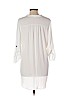 Lush White 3/4 Sleeve Blouse Size L - photo 2