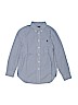 Ralph Lauren 100% Cotton Blue Long Sleeve Button-Down Shirt Size 10 - 12 - photo 1