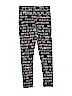 Justice Print Black Leggings Size 12 - photo 1