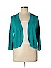 Jessica Howard Blue Cardigan Size 1X - photo 1