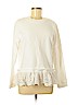 Banana Republic 100% Cotton White Pullover Sweater Size M - photo 1