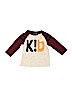 First Impressions 100% Cotton Ivory 3/4 Sleeve T-Shirt Size 6-9 mo - photo 1