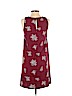 Ann Taylor Factory 100% Polyester Red Casual Dress Size 0 (petite) - photo 2
