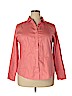 Chico's Pink Long Sleeve Button-Down Shirt Size XL (3) - photo 1