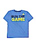 Adidas 100% Polyester Blue Active T-Shirt Size 8 - 10 - photo 1
