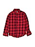 Carter's 100% Cotton Red Long Sleeve Button-Down Shirt Size 8 - photo 1