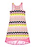 Hello Kitty Chevron-herringbone Pink Dress Size 8 - photo 2