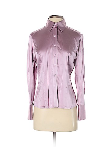 Ann Taylor Long Sleeve Silk Top (view 1)