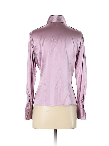 Ann Taylor Long Sleeve Silk Top (view 2)