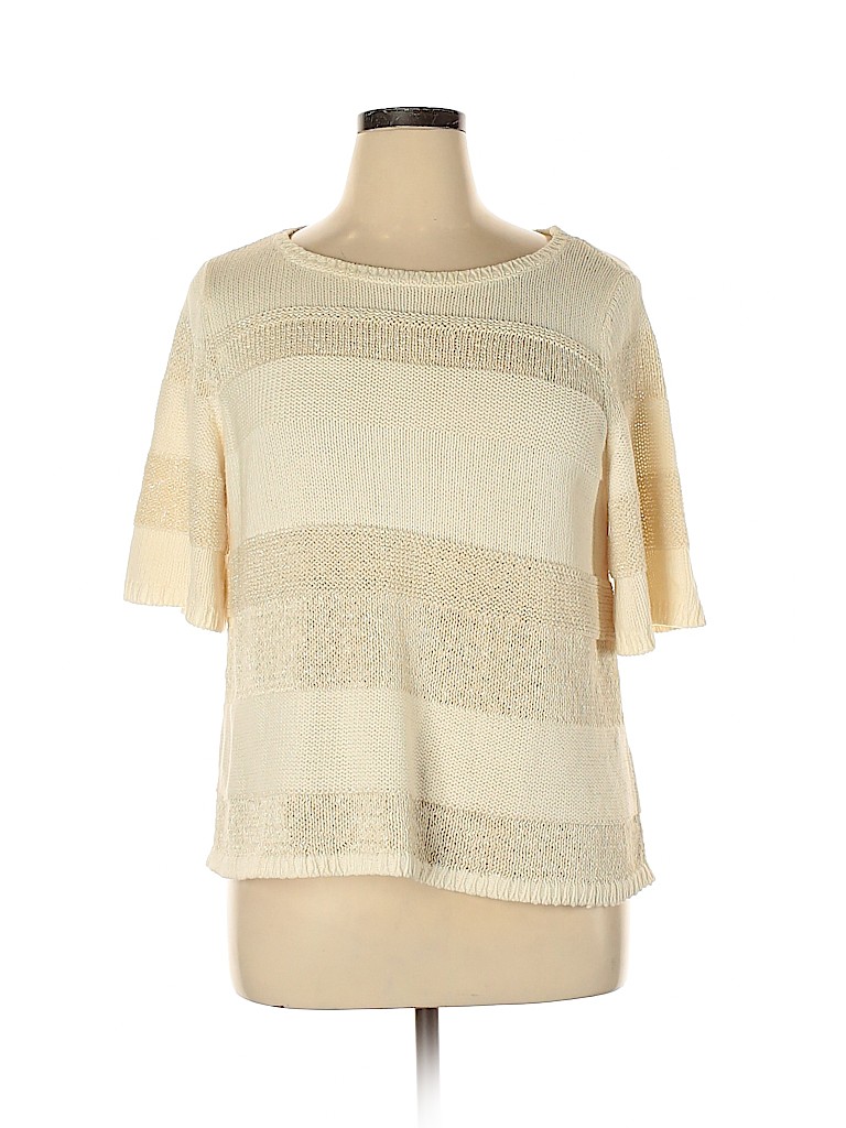 Ann Taylor Ivory Pullover Sweater Size XL - photo 1