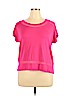 Cable & Gauge Pink Short Sleeve Top Size XL (petite) - photo 1