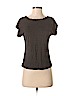 Ann Taylor 100% Cotton Black Short Sleeve Top Size S (petite) - photo 1
