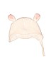 Target 100% Polyester Solid Ivory Winter Hat One size (toddler) - photo 1