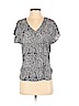 Ann Taylor LOFT Outlet 100% Rayon Black Short Sleeve Blouse Size XS (petite) - photo 1
