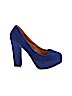 Qupid Blue Heels Size 7 1/2 - photo 1