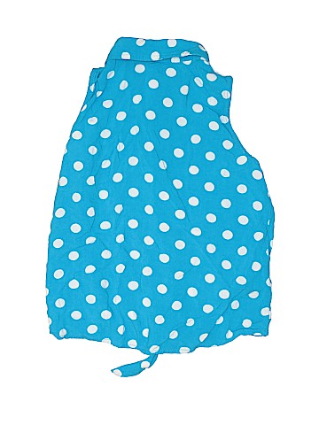 Justice Sleeveless Button-Down Shirt (view 2)