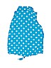 Justice 100% Rayon Polka Dots Blue Sleeveless Button-Down Shirt Size 12 - photo 2