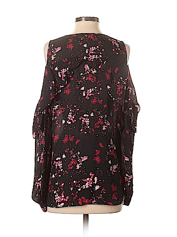 Parker Long Sleeve Silk Top (view 2)