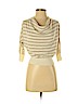 Ann Taylor LOFT 100% Cotton Tan 3/4 Sleeve Top Size S (petite) - photo 1