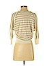 Ann Taylor LOFT 100% Cotton Tan 3/4 Sleeve Top Size S (petite) - photo 2