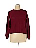 Banana Republic 100% Cotton Burgundy Pullover Sweater Size XL - photo 1