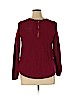 Banana Republic 100% Cotton Burgundy Pullover Sweater Size XL - photo 2