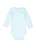 Carter's 100% Cotton Blue Long Sleeve Onesie 6-9 MO / 9 MO - photo 2