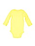 Carter's 100% Cotton Yellow Long Sleeve Onesie 6-9 MO / 9 MO - photo 2