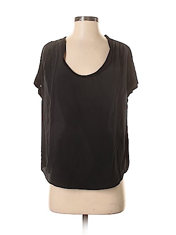 Joie Short Sleeve Silk Top (view 1)